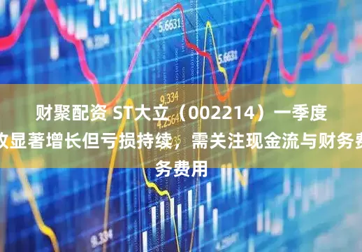 财聚配资 ST大立（002214）一季度营收显著增长但亏损持续，需关注现金流与财务费用