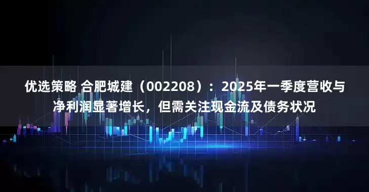 优选策略 合肥城建（002208）：2025年一季度营收与净利润显著增长，但需关注现金流及债务状况